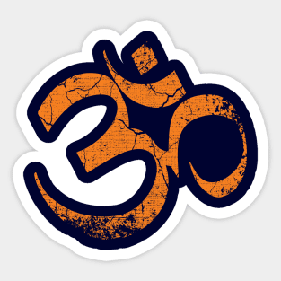 Om, ancient symbol, sound and mantra! Sticker